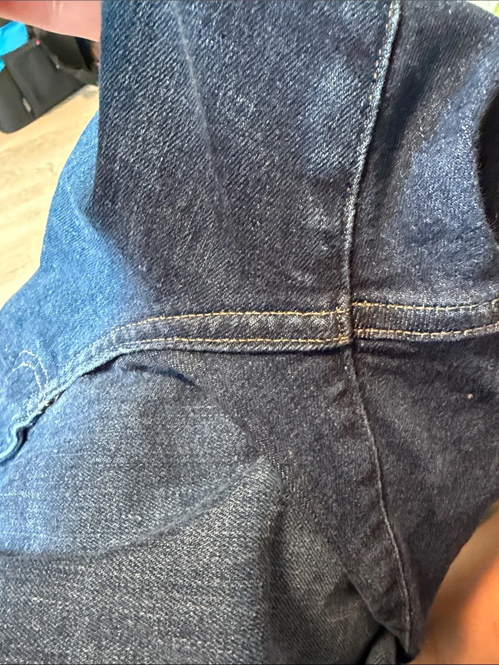 J.CREW Bootcut High Rise Super-Stretch Jeans Size 32 Dark Wash